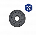 Прокладка пружины задней DAEWOO нижняя ("AMD")