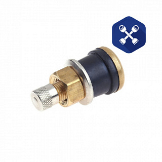 Вентиль грузовой бескамерный прямой L=33 мм ("ROSSVIK")