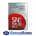 Масло  5W30 TOYOTA Motor Oil (4л) SN/GF-6A моторное синтетическое ж/б