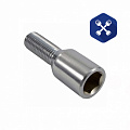 Болт колеса М12х50х1.25 конус, внутренний шестигранный, ключ CSTL17 (хром) ("STARLEKS")