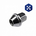 Гайка колеса М12x1.5x30 закрытая, конус, ключ 19 (хром) ("Ford")