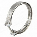 Хомут V-образный (ф=150-160 мм) металлорукава Камаз, DAF ("SAMPA")