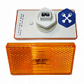 Фонарь габаритный боковой (желтый) (светодиод) (под АМП разъем) 12/24В (ООО "ТехАвтоСвет")