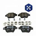 Колодка тормозная Volkswagen, SKODA, Audi, SEAT задняя (дисковые тормоза) (4 шт) ("VAG")