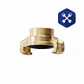 Муфта GEKA внутренняя резьба 1" латунь ("Альтернатива")