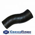 Патрубок радиатора МАЗ нижний изогнутый (ф=70 мм, L=170 мм) резина ("Альтернатива")