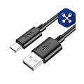 Кабель для зарядки Type-C - USB (L=1 м, черный, Hoco X88) ("SIMA LAND")