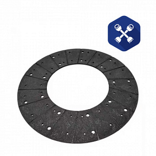 Накладка сцепления TATRA (сверленая) (420х220х4 мм) ("TATRA")