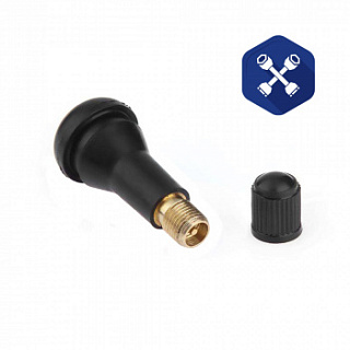 Вентиль легковой бескамерный (короткий) ("ROSSVIK")