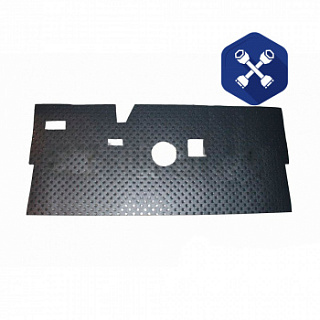 Коврик салона Урал (резина) утепленный ("UEZ")