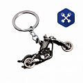 Брелок для ключей "байк" (металл, темный хром) (SIMA LAND "CARTAGE")