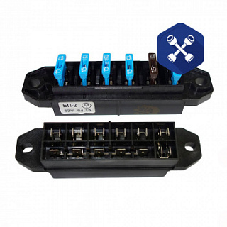 Блок предохранителей (под  6 предохранителей) ("АВТОЭЛЕКТРИКА")
