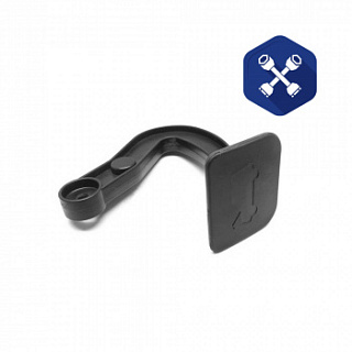 Рычаг замка капота УАЗ (новая панель)