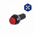 Переключатель кнопочный OFF-ON без фиксации красный