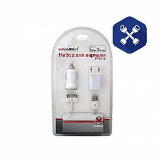 Зарядное устройство 220В - USB ("AutoStandart")