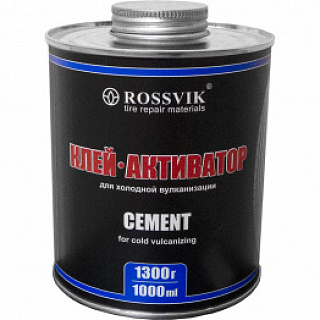 Клей-активатор (1000 мл) банка с кистью ("ROSSVIK") Неиспользовать