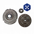 Сцепление в сборе УАЗ дв.IVECO (КПП Dymos) накладка KEVLAR ("STARCO")