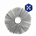 Диск щеточный ф=120/550 с металлическим сердечником и металлическим ворсом