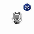 Гайка колеса М12х1.5 открытая, ключ 19 (хром)