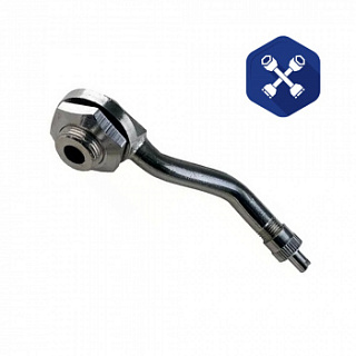 Вентиль грузовой бескамерный гнутый