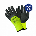 Перчатки утепленные (зелено-черные, "ТАЙГА") ("Fiberon")