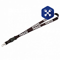 Шнурок ЭКО на шею для ключей "IVECO" (с карабином) ("Альтернатива")
