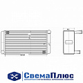 Радиатор отопителя МАЗ (4-х ряд) МАЗ-4370, 5516, 5432, 5337, 6303, 6422 медно-латунный (АО "ШААЗ")