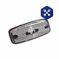 Фонарь габаритный передний (белый) (светодиод) 12/24В Евро разъем