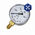 Манометр   1.0 МПа, ф=61 мм, штуцер М12х1.5, IP40 (АО "ФИЗТЕХ")