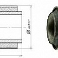 Сайлентблок амортизатора (L=55 мм, ф=24/44 мм) Тонар