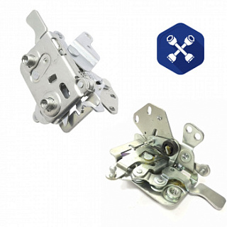 Замок двери левый УАЗ задний внутренний