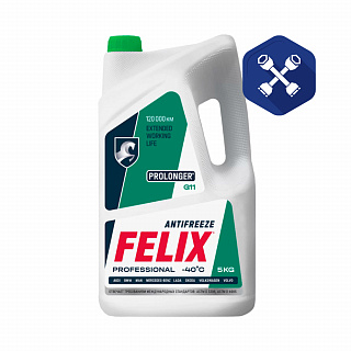 Антифриз зеленый   5л G-11 ("FELIX") Prolonger (-40 °C)
