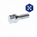 Болт колеса М12х29х1.25 с юбкой конус, ключ 19 (хром)