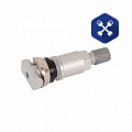 Вентиль датчика TPMS (алюминиевый) серый ("Tirebull")