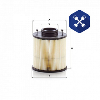 Фильтр мочевины ADBLUE (H=76 мм, ф=33/70 мм) ("MANN FILTER")