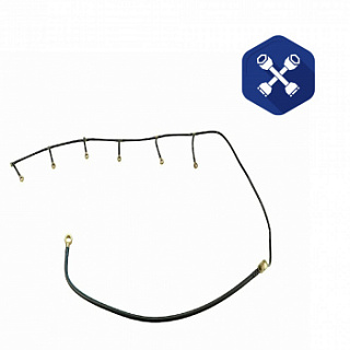 Трубка топливная SHAANXI WP10 (обратка) ("SHAANXI")