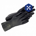 Перчатки МБС (резиновые, черные, химостойкие)