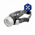 Фонарик налобный светодиодный (яркость  90 Лм, 4 режима, батарейки) ("Navigator")