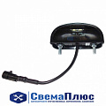 Фонарь освещения номерного знака Камаз, ГАЗ, ЗИЛ с проводом (светодиодный) черный (ООО "САКУРА")