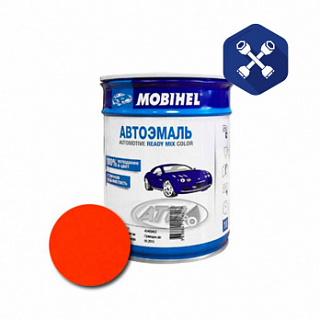 Автоэмаль (1л) оранжевая алкидная (Камаз) ("MOBIHEL")