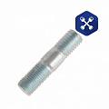 Шпилька М12, L= 54 мм, Р=16х1.75/25х1.25 крепления компрессора, насоса ГУР ЗИЛ ("Альтернатива")