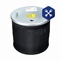 Пневмобаллон без стакана (2 шпильки М12, 1 штуцер М22) BPW 881MB 36 ("SONDER")