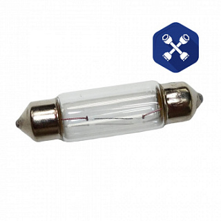 Лампа C5W 24V накаливания (39 мм) ("МАЯК")