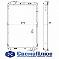 Радиатор водяной Камаз (2-х ряд) дв.CUMMINS ISG12, ISL 400, Daimler OM457LA алюминиевый (АО "ШААЗ")