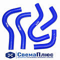 Патрубки отопителя ГАЗ (5 шт) (силикон) (ООО "ТехноПартнер")