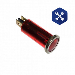 Индикаторная лампа 12В красная