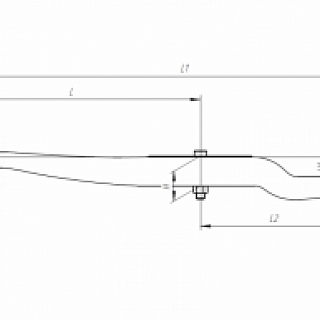 Полурессора GIGANT (1х100х56х500х435) ("SCHOMACKER")